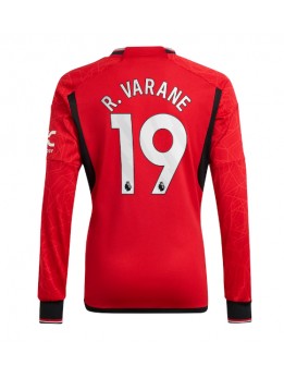 Moški Nogometna dresi replika Manchester United Raphael Varane #19 Domači 2023-24 Dolgi rokav